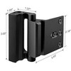 DOMETOUR Home Security Door Lock Reinforcement, with 3" Stop Withstand 800 lbs, for Inward Swinging Front Door, Metal Flip Deadbolt Latch Defend Home - 2 of 4