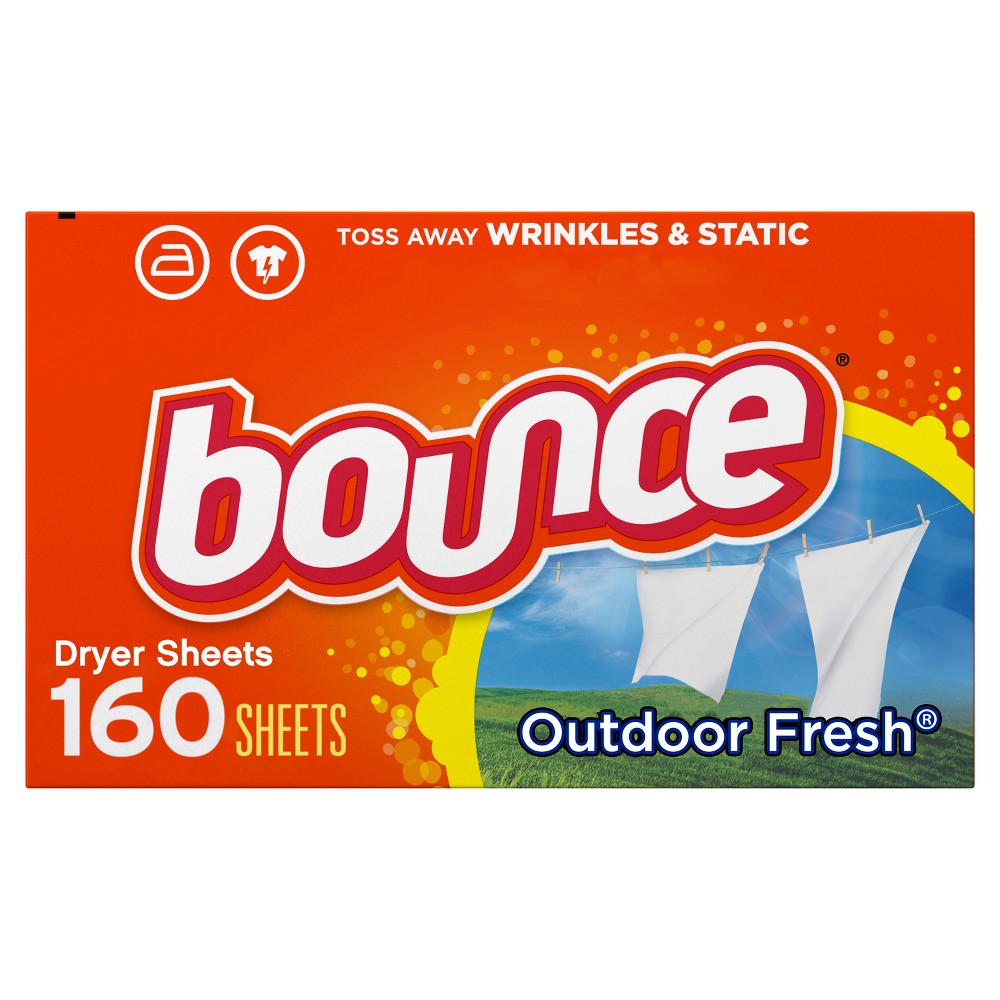 UPC 037000801689 product image for Bounce Outdoor Fresh Fabric Softener Dryer Sheets - 160ct | upcitemdb.com