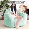 GustoWave Extra Large Bean Bag Chair for Bedroom & Living Room, Light Green - 4 of 4