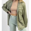 Women's THROW GO LAUREL SHIRT JACKET - Mimosa - 2 of 4