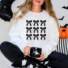 Simply Sage Market Coquette Black Bows Collage Distressed Sweatshirt - 2 of 4