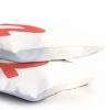 Deny Designs Standard April Lane Art Block Red Monogram Q Microfiber Printed Pillow Sham - 3 of 3