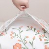Unique Bargains Hair Skin Envelope Closure Floral Pillowcases Queen 20" x 30" 2 Pcs - 2 of 4