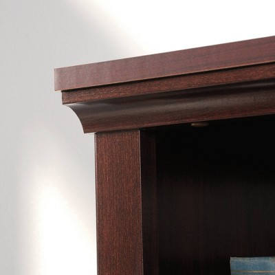White Adjustable 5-Shelf Bookcase with Doors