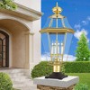 Livex Lighting Georgetown 4 - Light Post Light in  Polished Brass - 4 of 4