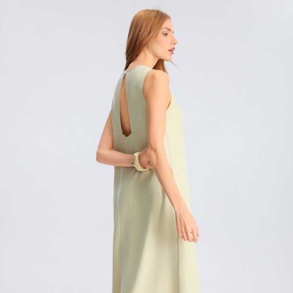 Vestido maxi de espalda abierta - A New Day™ Amarillo pastel 2