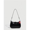 Generic Purse Star Embroidery Shoulder Bag Mini Chain Hobo Handbag - 3 of 4