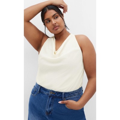 Women's Plus Size Paloma Top - butter | CITY CHIC