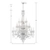 Crystorama Lighting Traditional Crystal 25 - Light Chandelier in  Polished Chrome - 3 of 4