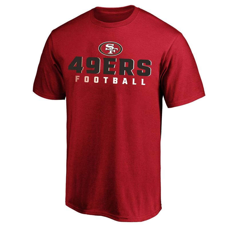 NFL San Francisco 49ers Men's Big & Tall Short Sleeve Cotton T-Shirt, 1 of 4