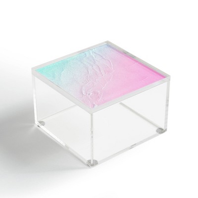 Gale Switzer Seashore Violet Mist 4" x 4" Acrylic Box - Deny Designs