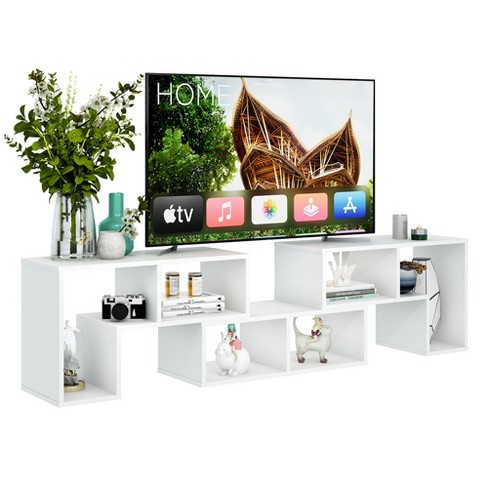 Costway 3 Pcs Tv Stand For Tv's Up To 65'' Console Entertainment Center ...