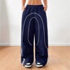 Clotth Womens Wide Leg Cargo Pants Y2k Baggy Parachute Sweatpants Casual Streetwear Loose Rave Pants High Street  Design Trousers - 2 of 4