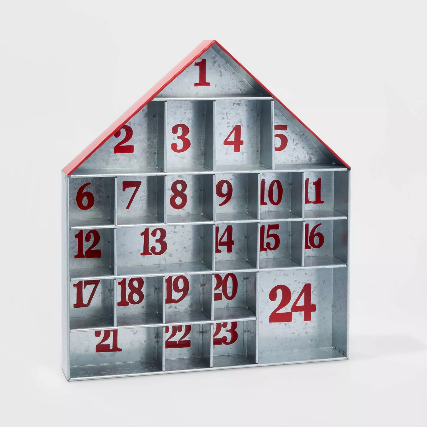 Galvanized House Christmas Advent Calendar - Wondershop™