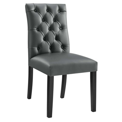 Modway Duchess Button Tufted Vegan Leather Dining Chair