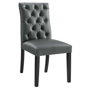 Modway Duchess Button Tufted Vegan Leather Dining Chair - 1 of 4