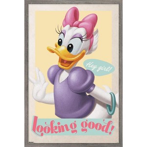 Trends International Disney Daisy Duck: Good Old Days - Hey Girl! Framed Wall Poster Prints - 1 of 4