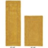 Lux Premium 100% Cotton Tufted Solid Reversible 2 PC Bath Rug Set – Ultra-Soft, Water-Absorbent, Durable, Machine Washable Bathroom Rug - 2 of 4