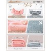 3 Packs Microfiber Hair Towel Wrap, Hair Turbans for Wet Hair, Drying Hair Wrap Towels for Curly Hair Women Anti Frizz - 2 of 4