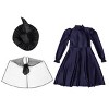 NBCUniversal Girls' Wicked the Musical Elphaba Classic Costume Dress Dark Purple - 3 of 4