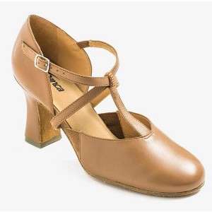 Women's Ballroom Shoes So Danca SD152 Roxy 2.5" Heel Leather Cross Straps Suede - 1 of 3