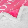 PAVILIA Healing Thoughts Blanket for Women Men, Get Well Prayer Gift for Family Friends, Soft Fluffy Plush Microfiber - 4 of 4
