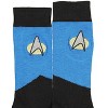 Seven Times Six Star Trek The Next Generation Uniform Adult Crew Socks - 2 of 3