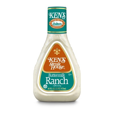 Ken's Steakhouse Buttermilk Ranch Dressing - 16fl oz