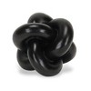 Cheung's Minyoro Black Resin Chain Knot Sculpture - 2 of 4
