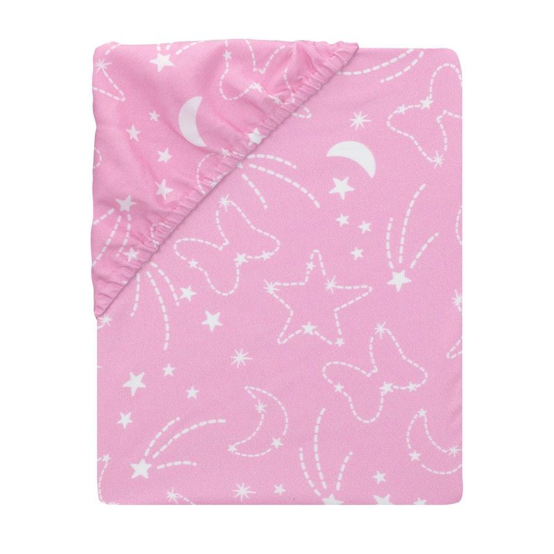 Lambs &#38; Ivy Disney Baby Nursery Crib Fitted Sheet - Minnie Mouse, 3 of 5