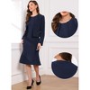 INSPIRE CHIC Women's Formal Dress with Blazer 2 Piece-Suit Sets - 2 of 4