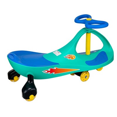 Alex: Lightning Glow Rider-Teal & Blue-Inertia & Movement Powered Ride-On Toy,3+