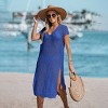 Women's Short Sleeve Cut-Out Cover-Up Dress - Cupshe - 2 of 4