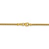 Black Bow Jewelry 2mm 14k Yellow Gold Solid Franco Chain Necklace - 4 of 4