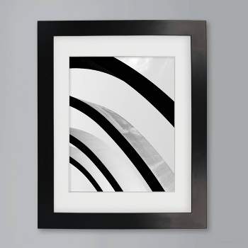 14" x 18" Matted to 11" x 14" Wide Gallery Frame Black - Room Essentials™