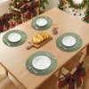 REGALWOVEN Farmhouse Placemats Set of 6 Woven Placemats Washable Kitchen Table Mat for Dining Table Decor and Holiday Party - 3 of 4