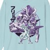 Dragon Ball Z Anime Cartoon Characters Men's Celadon Crew Neck Long Sleeve Shirt - 2 of 2