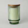 Foundry Candle Co. Tinted Glass Jar Candle with Lid Aspen Mint 12oz - 3 of 3