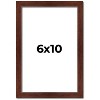 PosterPalooza | Photo Size Classic Modern Brown Frame - UV Acrylic, Foam Board Backing, Hanging Hardware - 2 of 4