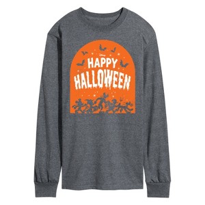 Men's - Disney - Happy Halloween Tombstone Long Sleeve Graphic T-Shirt - 1 of 4