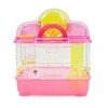 YML Clear Plastic Dwarf Hamster Mice Cage with Ball on Top Pink - 2 of 2
