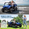 24V 4WD All-Terrain Kids Electric Ride-on Dump Truck,2-Seater with Remote Control,Dump Bed - 2 of 4