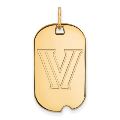 Black Bow Jewelry 14k Yellow Gold Villanova Wildcats NCAA Pendant