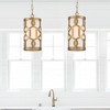 Crystorama Lighting Jennings 1 - Light Pendant in  Aged Brass - 3 of 4