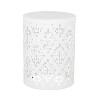 GDFStudio Mathena Cylindrical Metal Outdoor Side Table (Set of 2) - 4 of 4