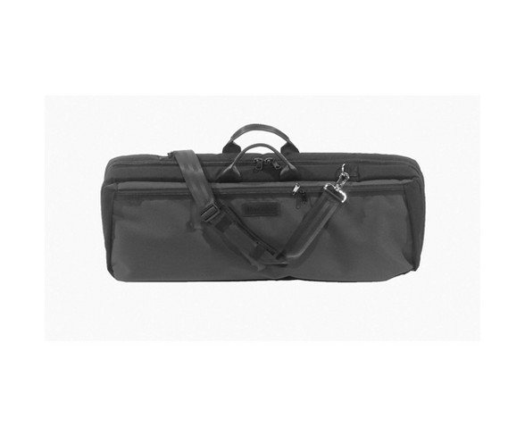 Mooradian Oblong Violin Case Slip-On Cover Black with Shoulder Strap