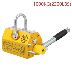 Permanent Magnetic Lifter Lifting Magnet 2200 LBS/1000 Kg Neodymium Hoist Crane - 1 of 4