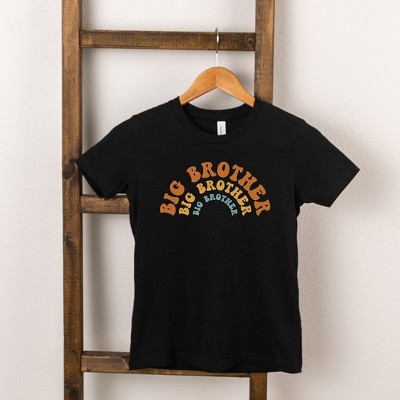 The Juniper Shop Big Brother Stacked Curved Toddler Short Sleeve Tee