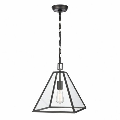 Elk Home Tangent 1 - Light Pendant in  Matte Black