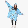 Tirrinia Women Printed Oversized Fleece Wearable Blanket Hoodie Sweatshirt Soft Cozy Gift Wife Woman - 2 of 4